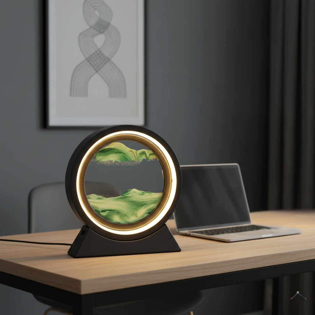Moving Sand Art Table Lamp