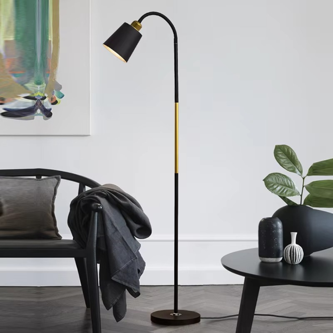 LED Floor Lamp with Adjustable Head