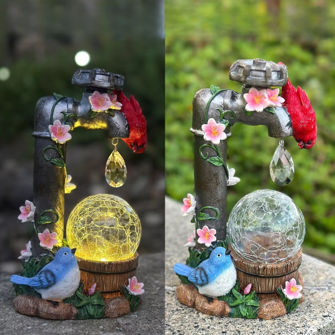 Solar Cardinal Garden Statue