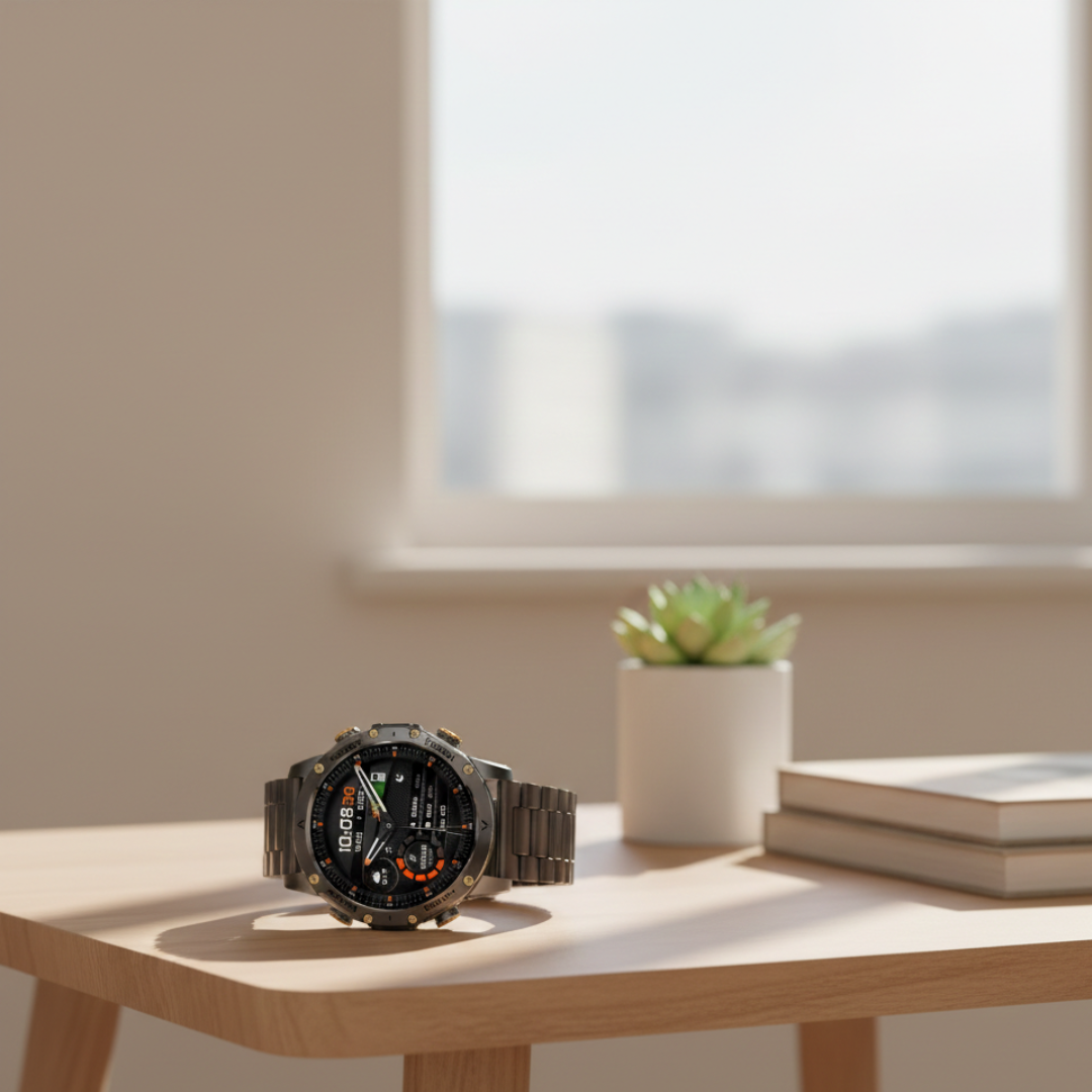 Rugged Outdoor Smartwatch – Waterproof Tactical Watch with Long Battery Life