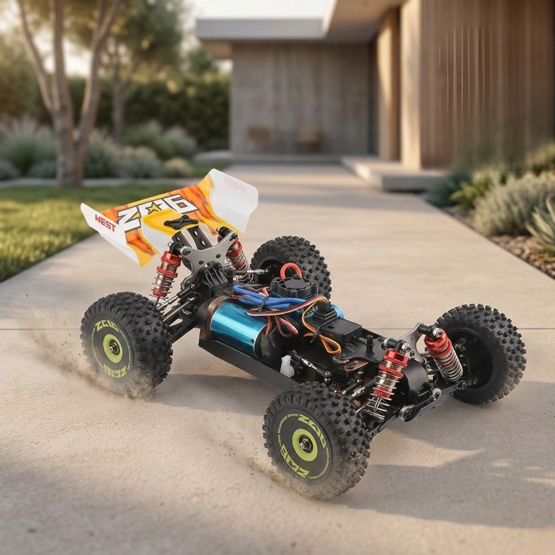 1:14 Scale Brushless RC Racing Car 4WD High-Speed 75km/h Off-Road