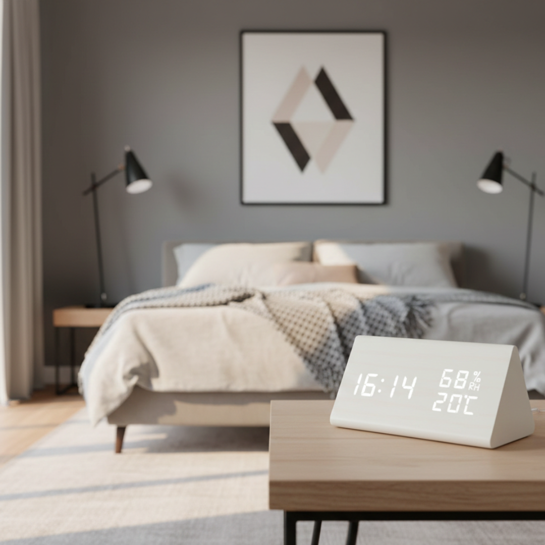 Digital Alarm Clock with LED Display