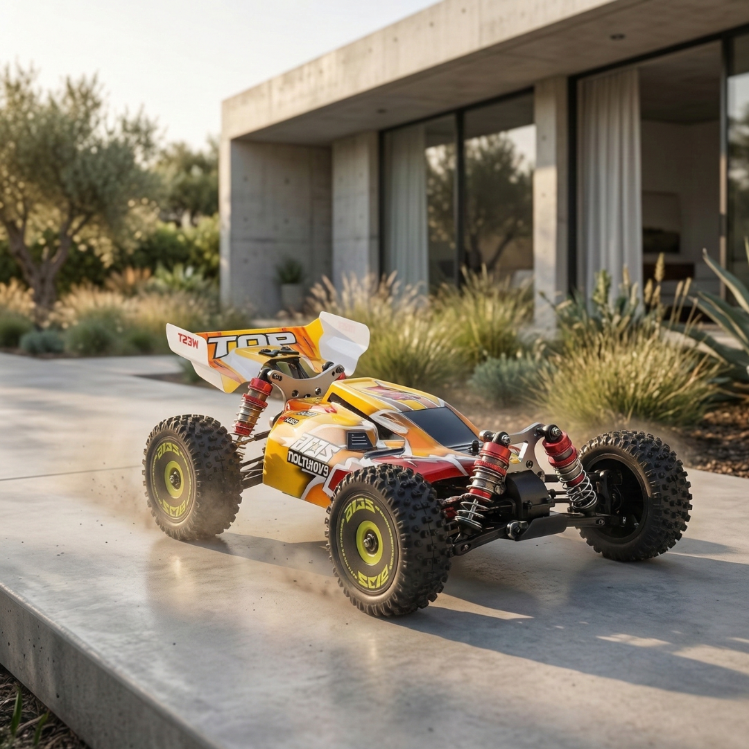 1:14 Scale Brushless RC Racing Car 4WD High-Speed 75km/h Off-Road