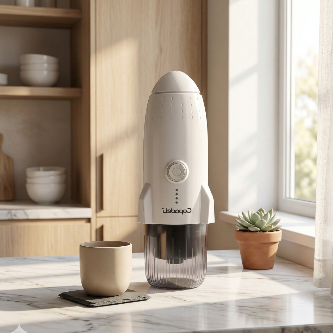 Portable Espresso Machine with Self-Heating