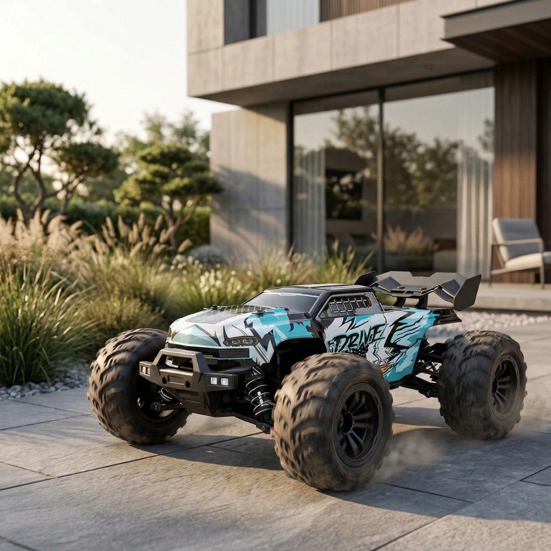 1:16 Scale 4WD RC Monster Truck 70km/h High-Speed Off-Road Crawler