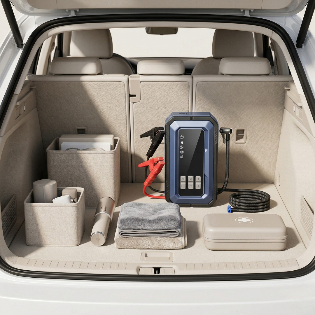 Jump Starter with Air Compressor