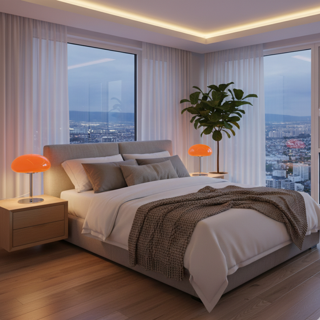 Cloud Design Table Lamp – Warm Ambient Bedside Lamp for Bedroom & Living Room