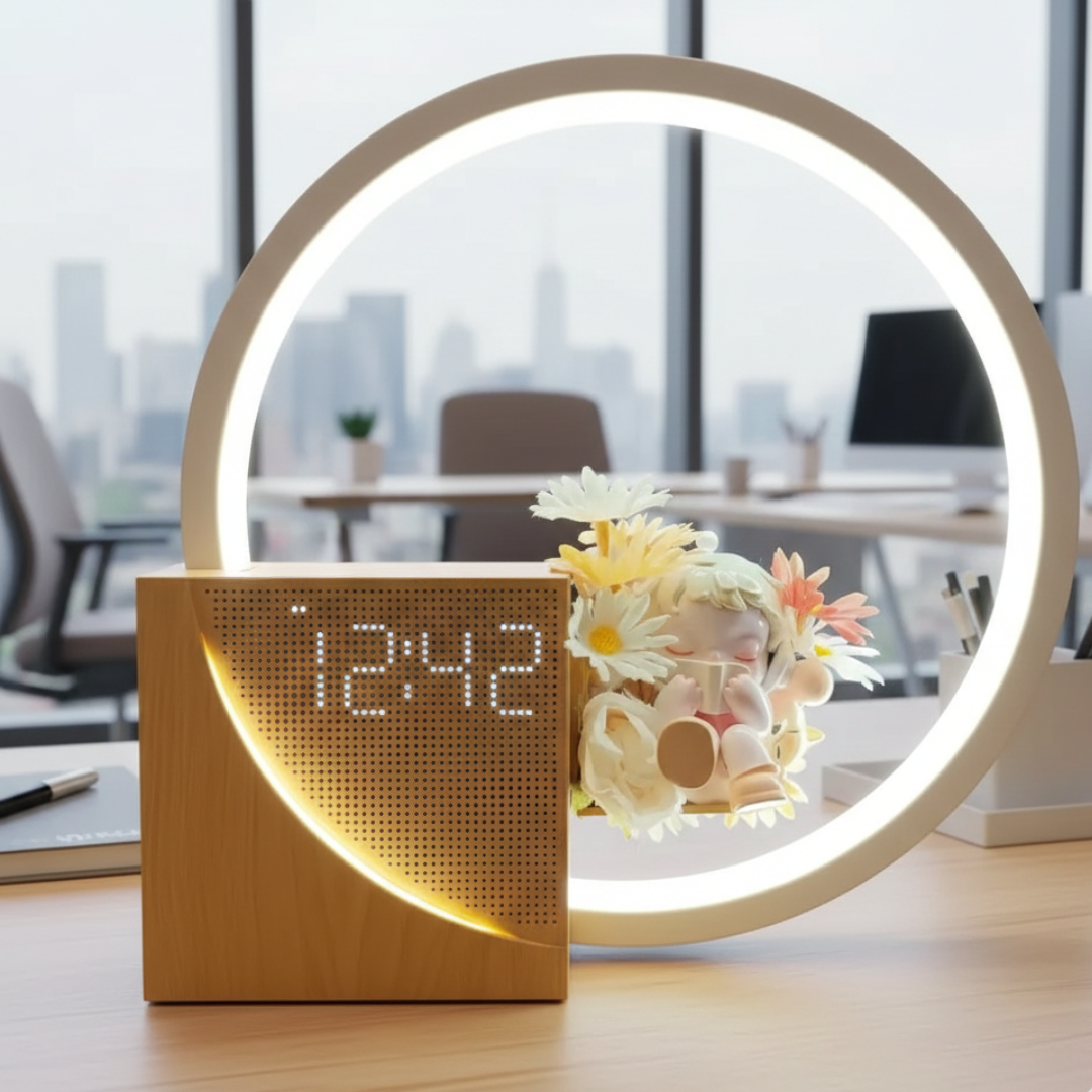 Touch Bedside Lamp with White Noise