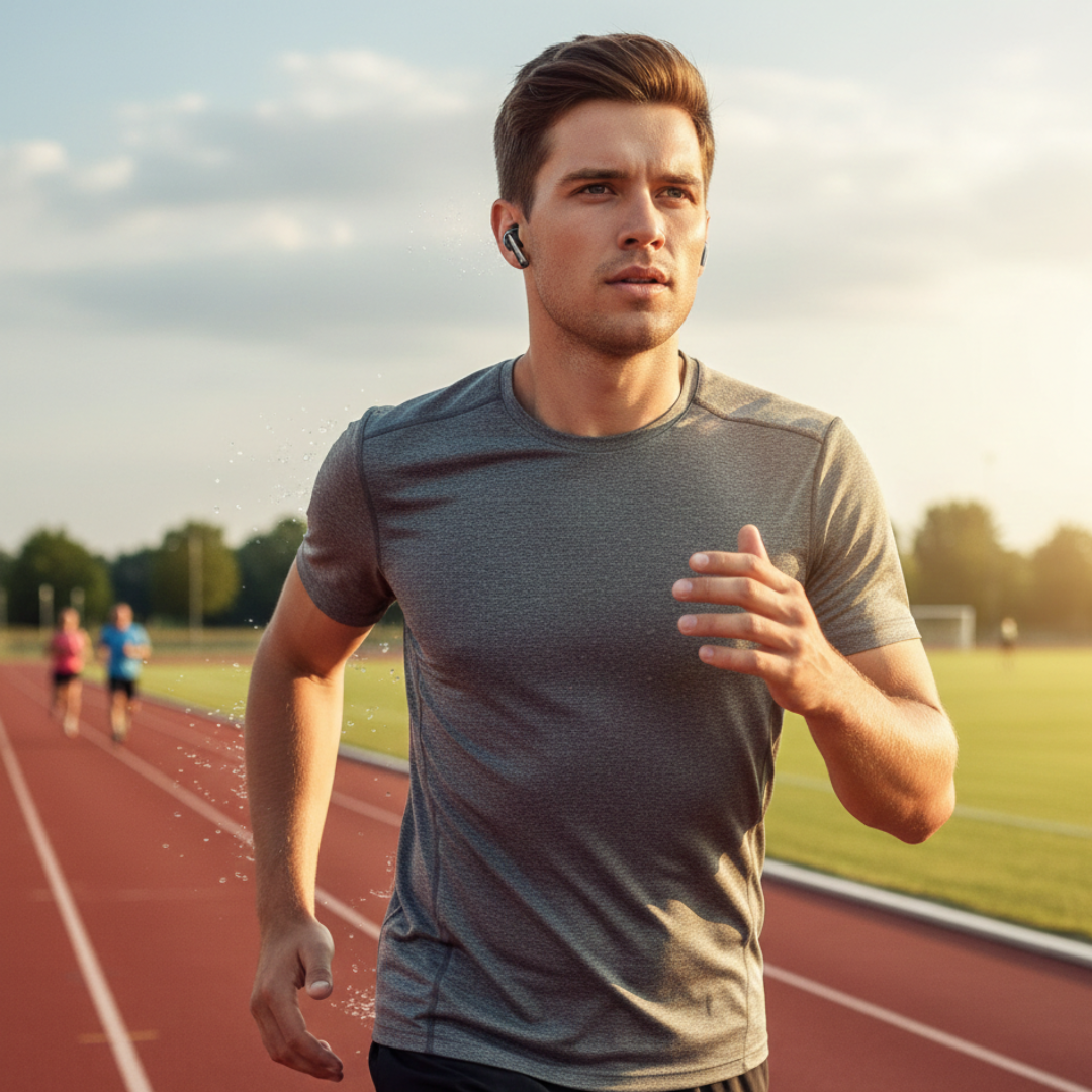 Wireless Earbuds with Touchscreen Case