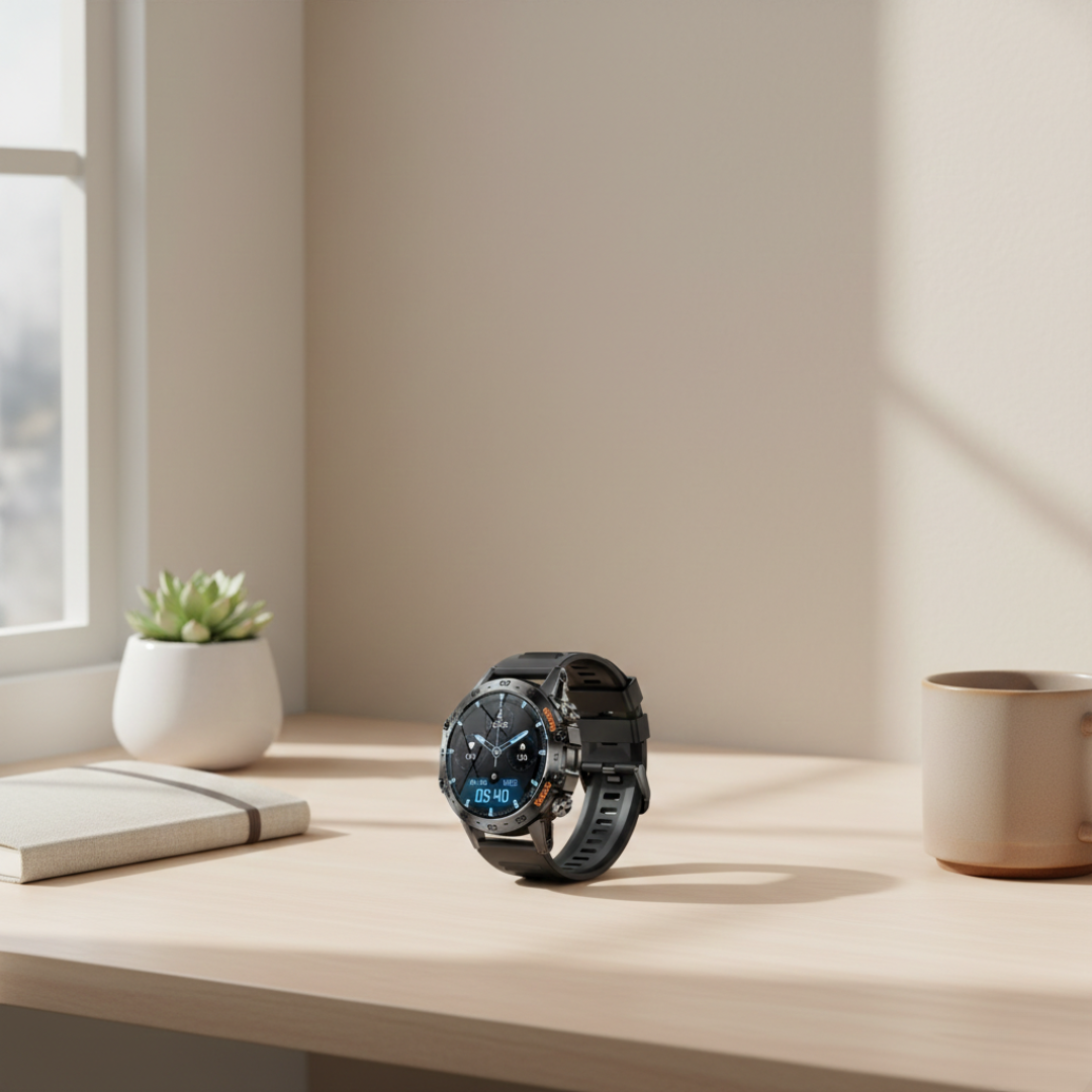 Waterproof Smartwatch with Bluetooth Calling – Durable Everyday Smart Watch