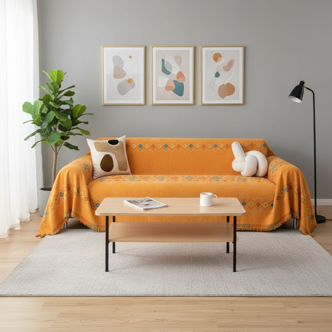 Boho Tassel Sofa Cover