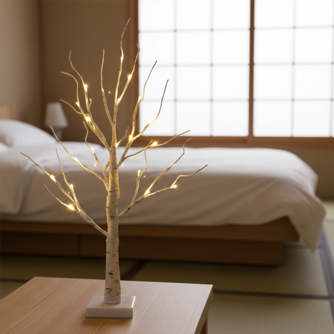 LED Birch Tree Light Decor