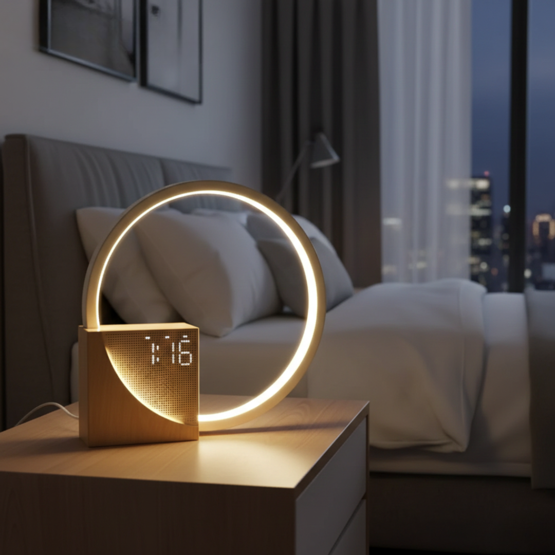 Touch Bedside Lamp with White Noise