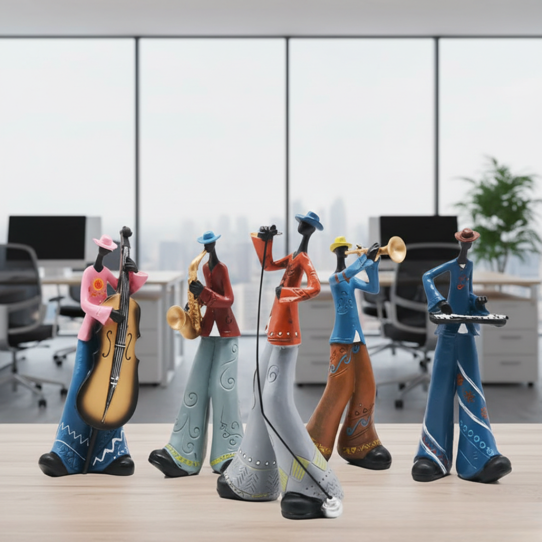Jazz Music Resin Sculpture