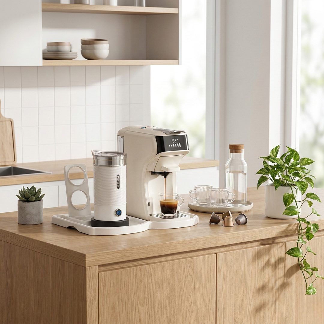 Multi-Function Coffee Machine with Hot & Cold Brew