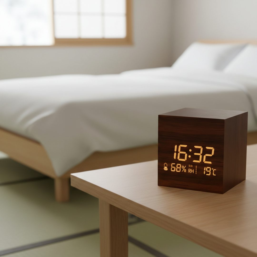 Cube LED Alarm Clock