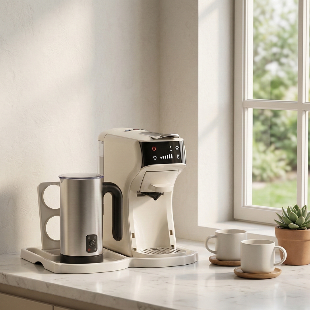 Multi-Function Coffee Machine with Hot & Cold Brew