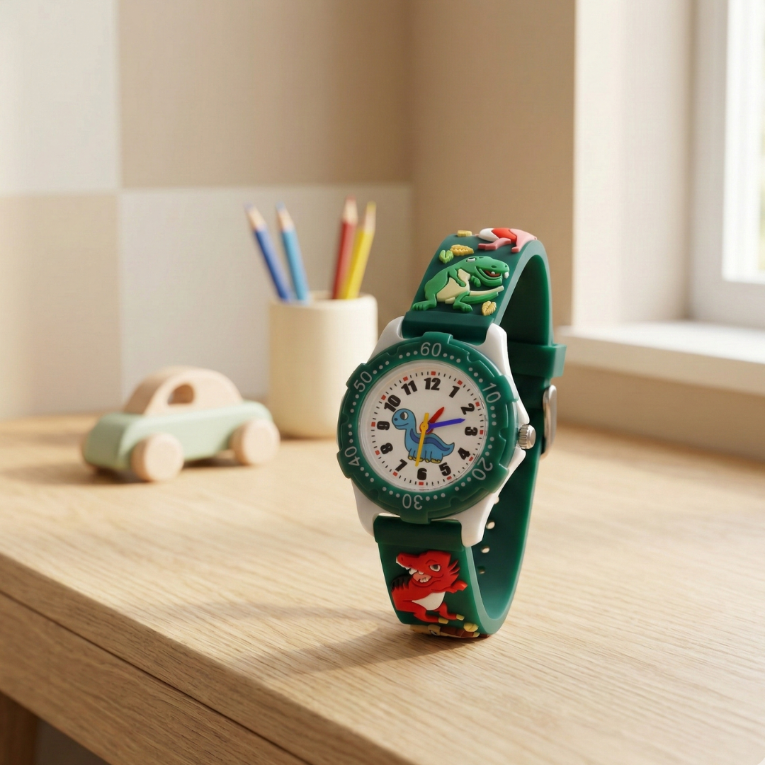 Dinosaur Quartz Kids Watch