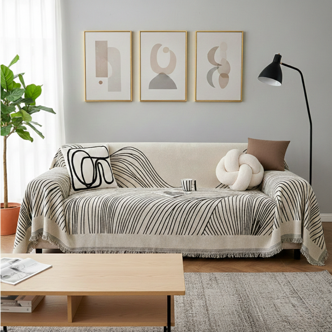 Reversible Jacquard Sofa Cover