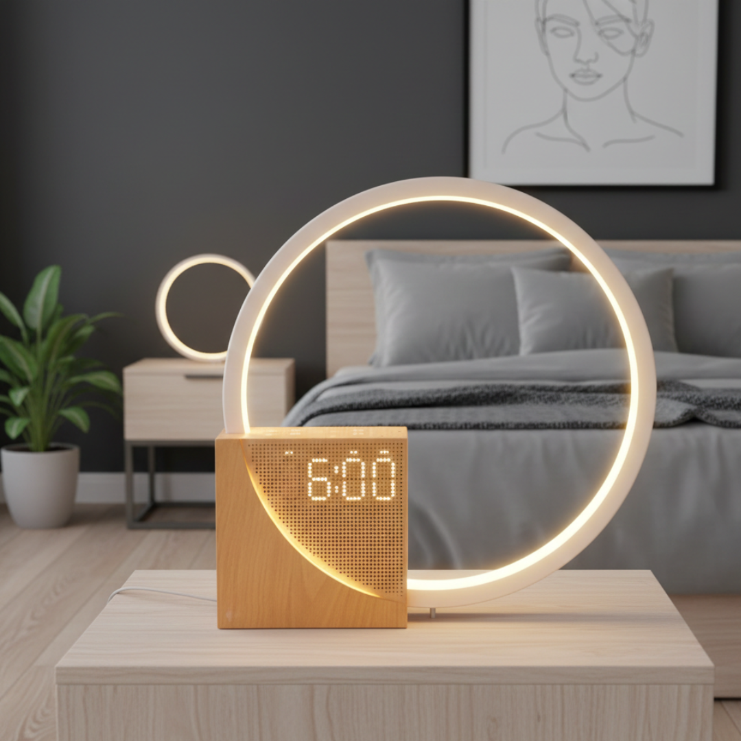 Touch Bedside Lamp with White Noise