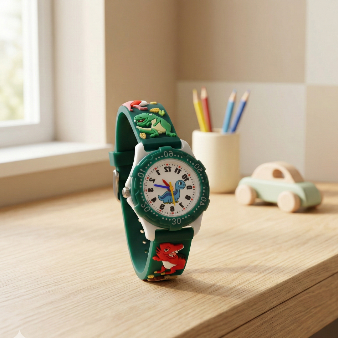 Dinosaur Quartz Kids Watch