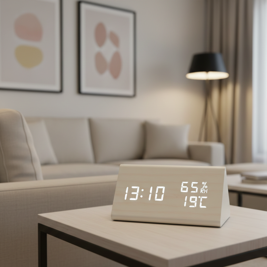 Digital Alarm Clock with LED Display