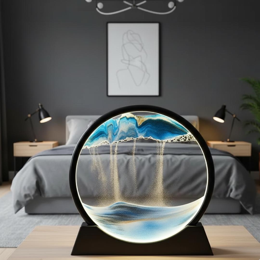 Moving Sand Art Frame Decor