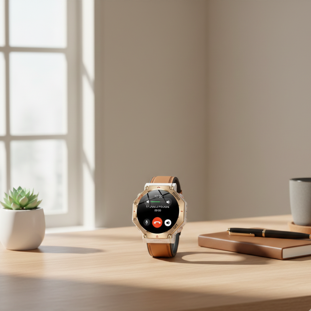 AMOLED GPS Smartwatch – Waterproof Outdoor Watch with Compass & Altimeter