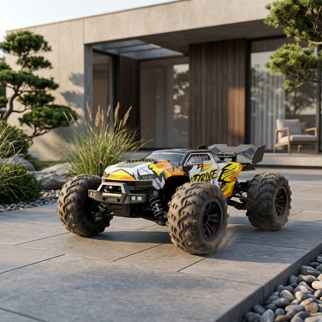 1:16 Scale 4WD RC Monster Truck 70km/h High-Speed Off-Road Crawler
