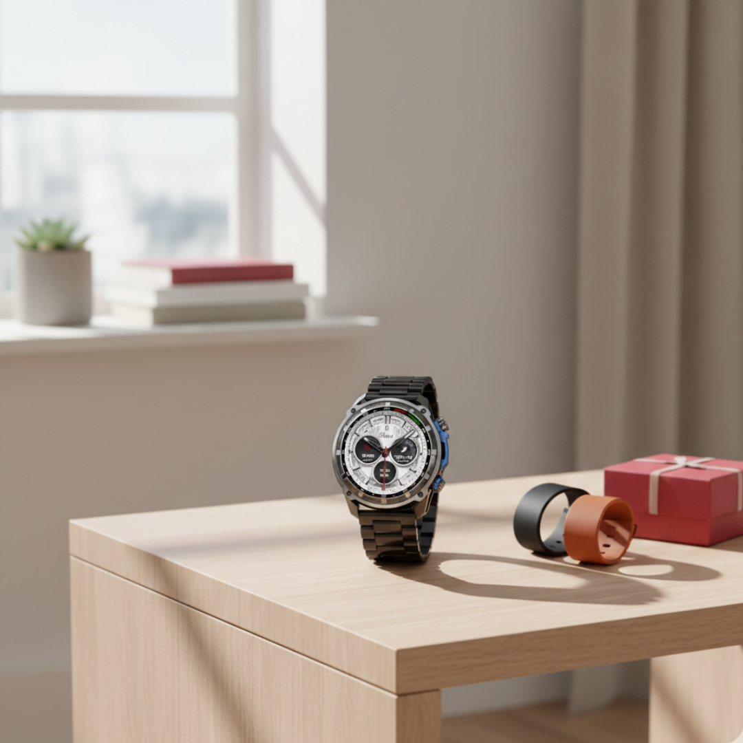 Outdoor GPS Smartwatch with Offline Maps – Waterproof Activity Watch