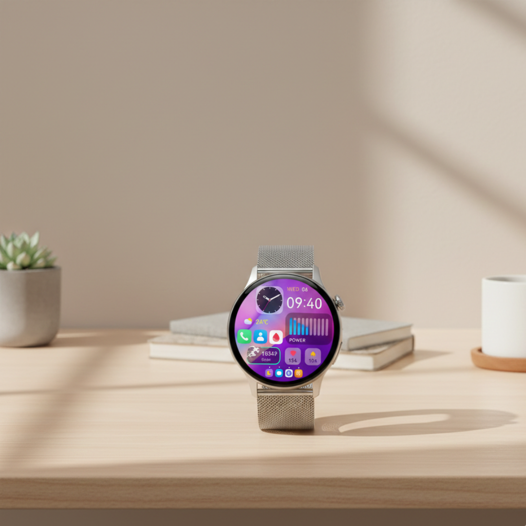 Women’s AMOLED Smartwatch – Stylish Waterproof Smart Watch with Bluetooth Calling