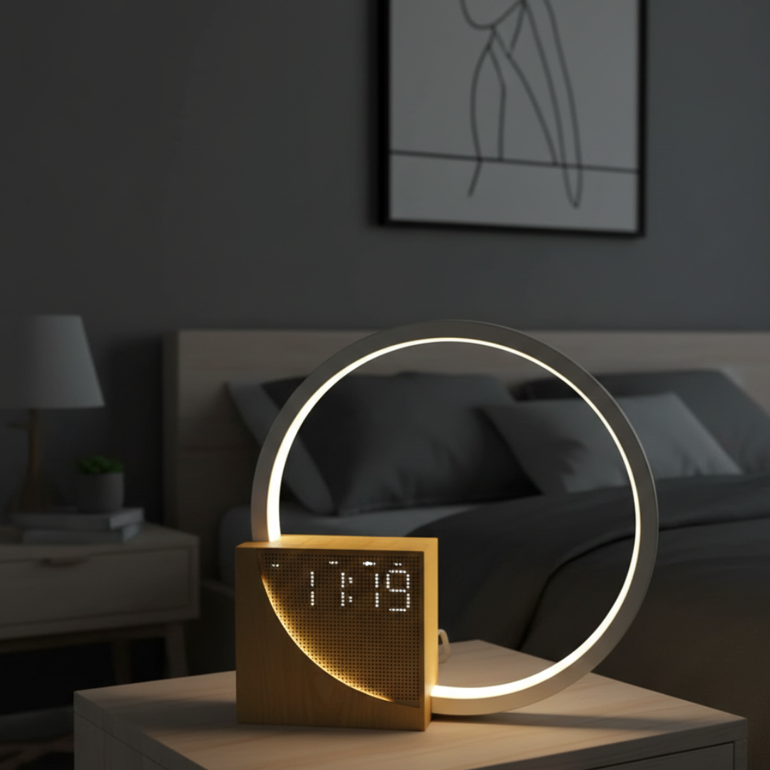 Touch Bedside Lamp with White Noise