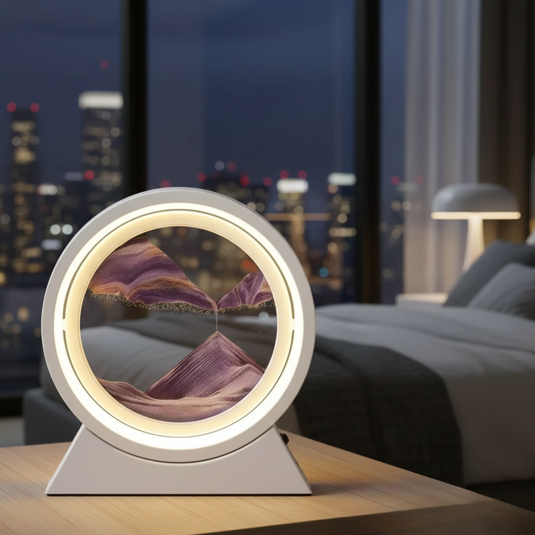 Moving Sand Art Table Lamp