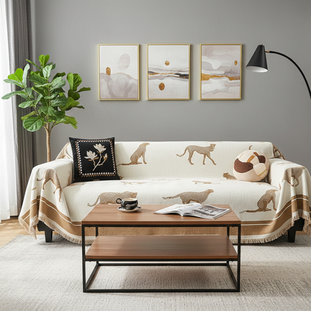 Patterned Sofa Cover for Pets