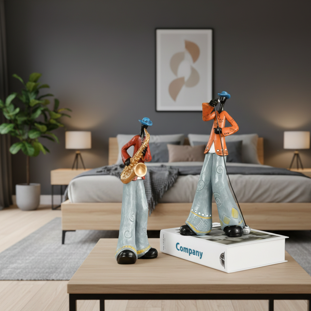 Jazz Music Resin Sculpture