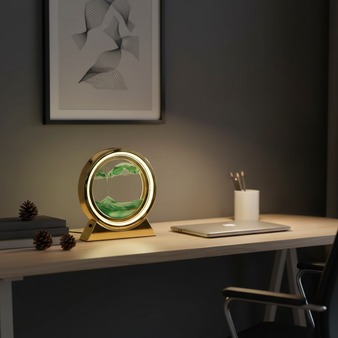 Moving Sand Art Table Lamp