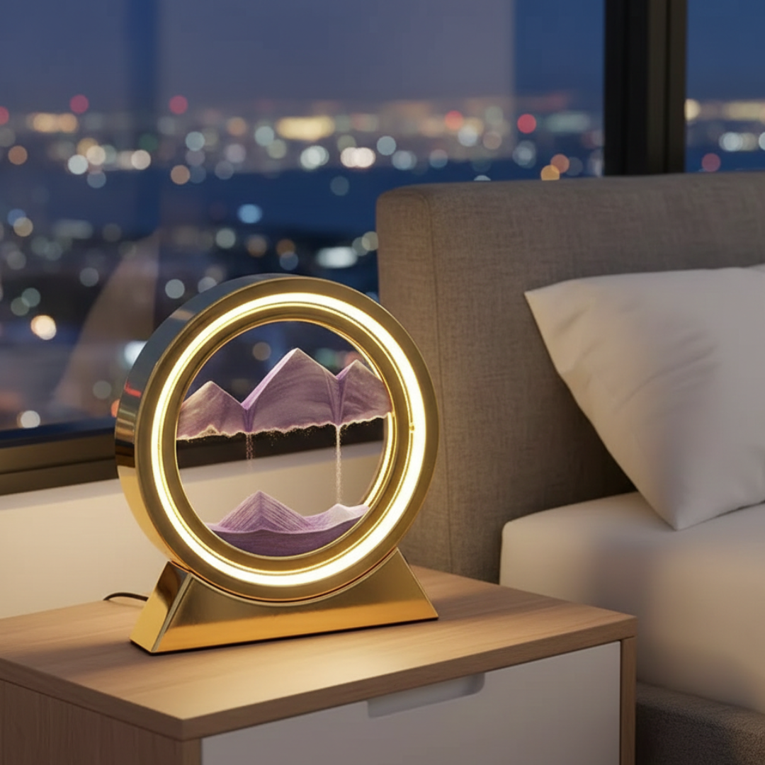 Moving Sand Art Table Lamp