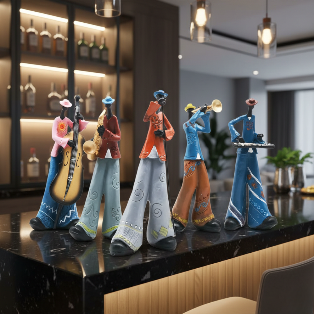 Jazz Music Resin Sculpture