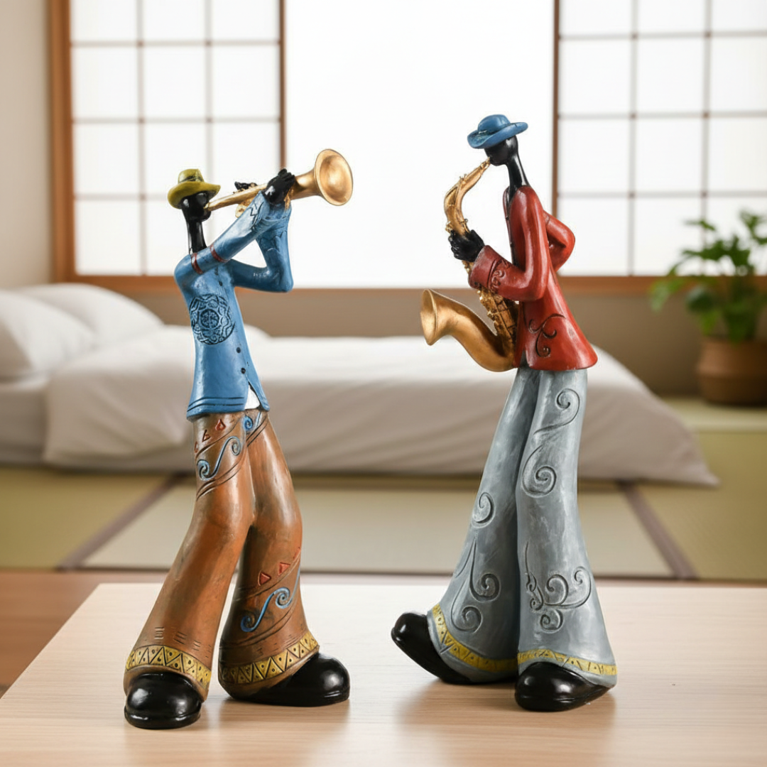 Jazz Music Resin Sculpture