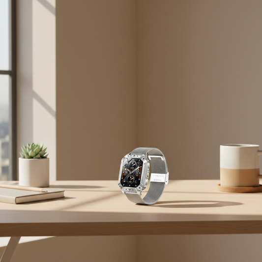Outdoor Fitness Smartwatch with AMOLED Display – Waterproof Activity Tracker