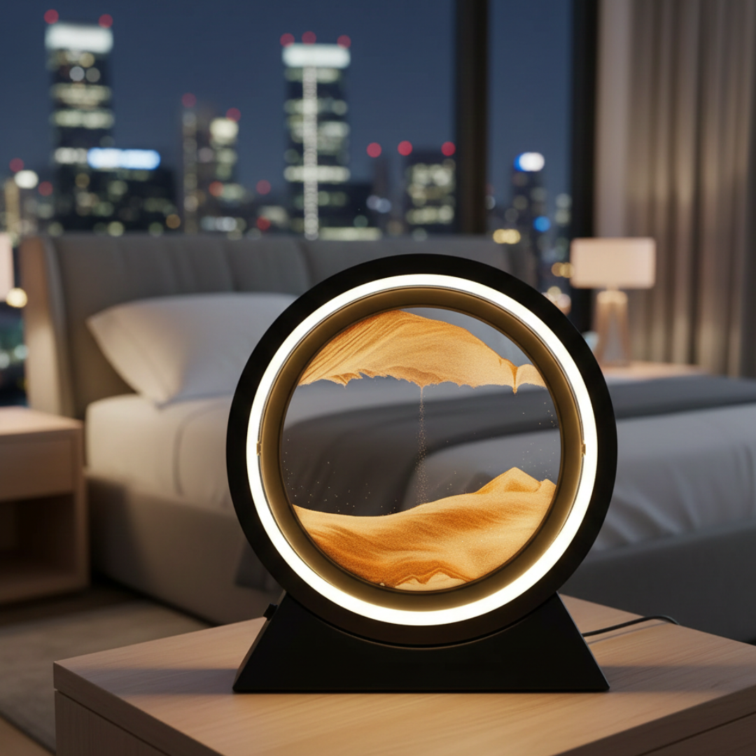 Moving Sand Art Table Lamp