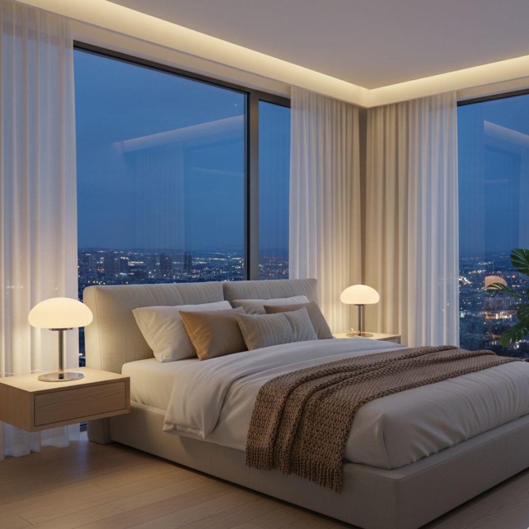 Cloud Design Table Lamp – Warm Ambient Bedside Lamp for Bedroom & Living Room