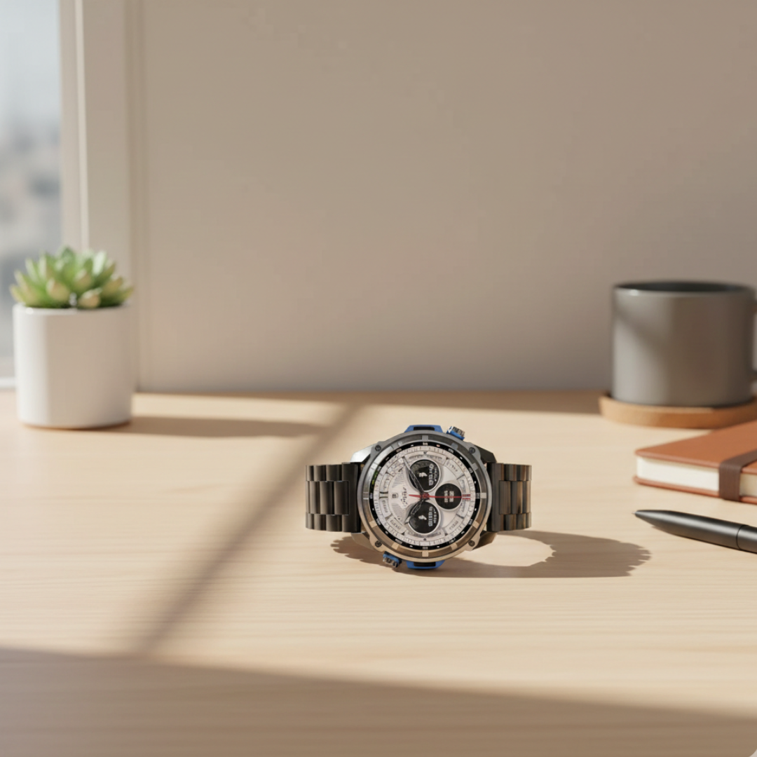 Outdoor GPS Smartwatch with Offline Maps – Waterproof Activity Watch