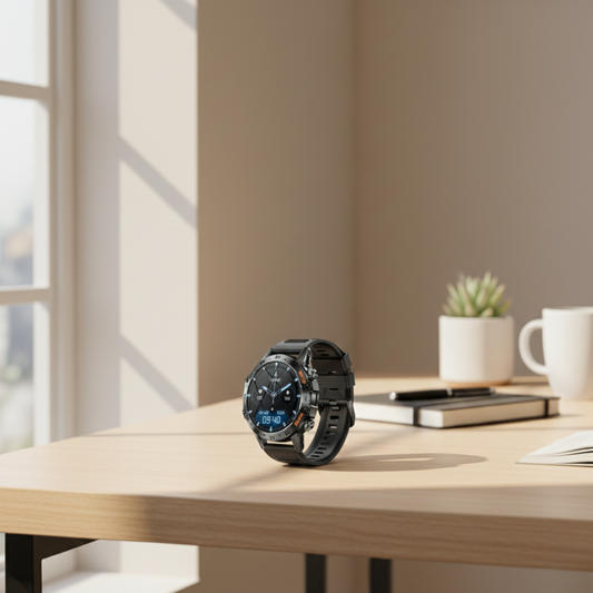 Waterproof Smartwatch with Bluetooth Calling – Durable Everyday Smart Watch