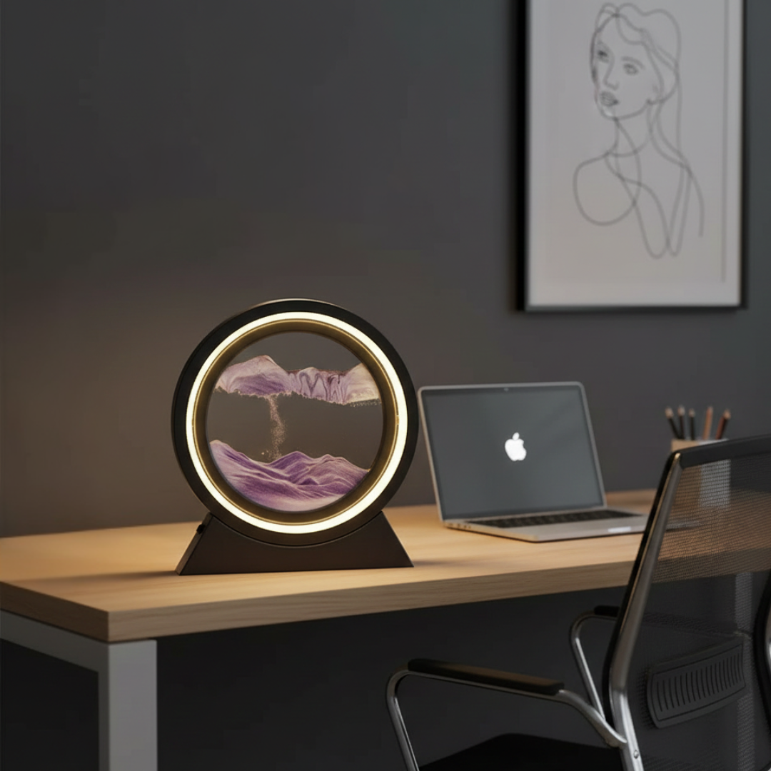Moving Sand Art Table Lamp