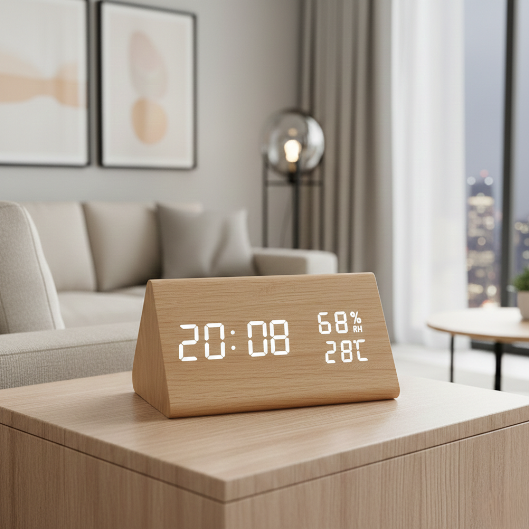Digital Alarm Clock with LED Display