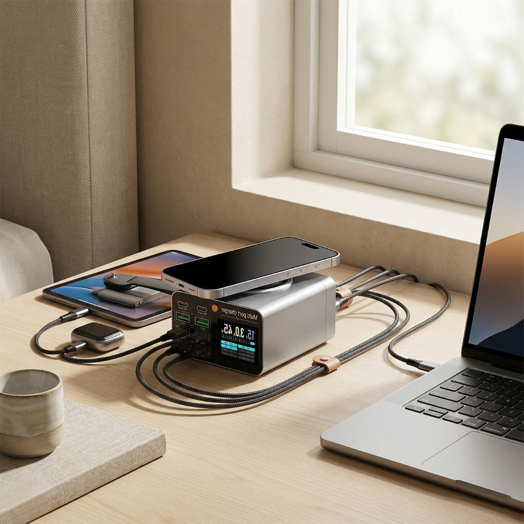 Multi-Port USB Charging Station