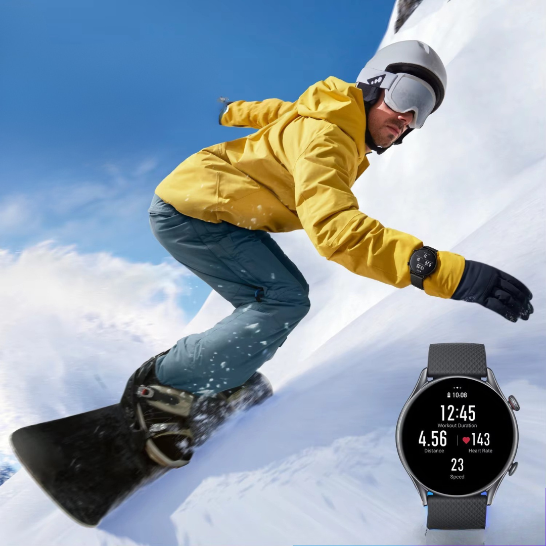 Fitness Smartwatch with AMOLED Display – Activity Tracker & Bluetooth Watch