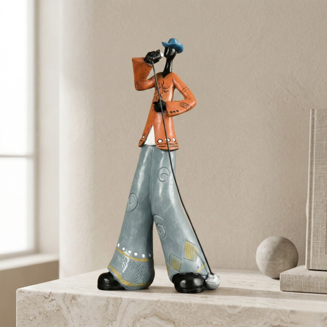 Jazz Music Resin Sculpture
