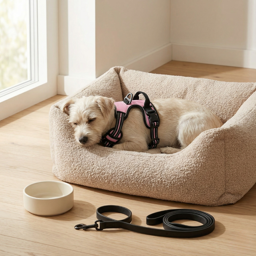 Dog Collar and Harness Set